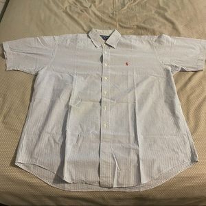 Ralph Lauren Blake short sleeve button down Large
